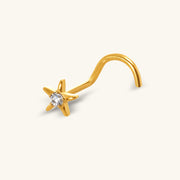 Titanium Star Nose Stud