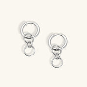 Brena Hoop Earrings - Stainless Steel - Lobe - Oumo Jewelry