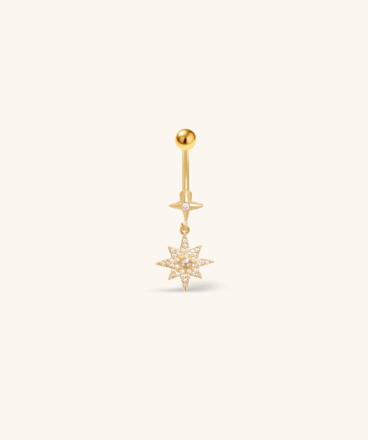 Tirza Belly Ring - Stainless Steel - Navel - Oumo Jewelry
