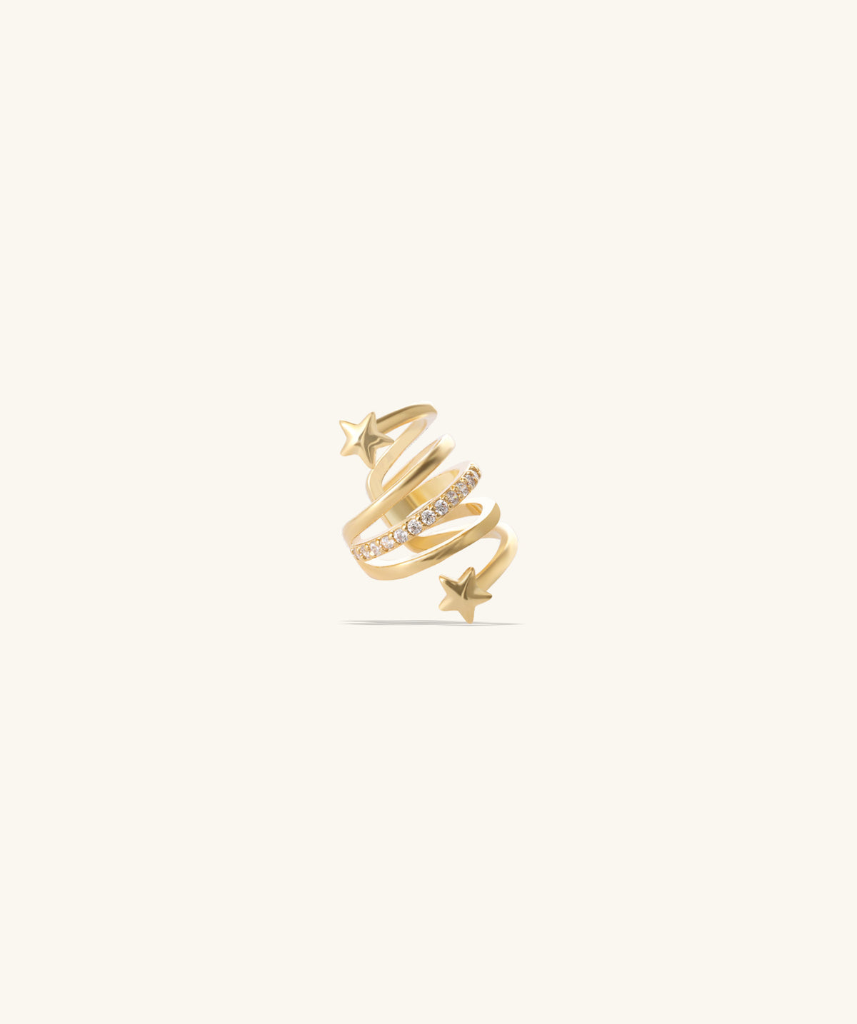 Galaxy Ear Cuff - Brass - Oumo Jewelry
