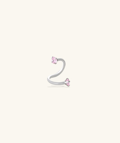 Spiral Gem Barbell