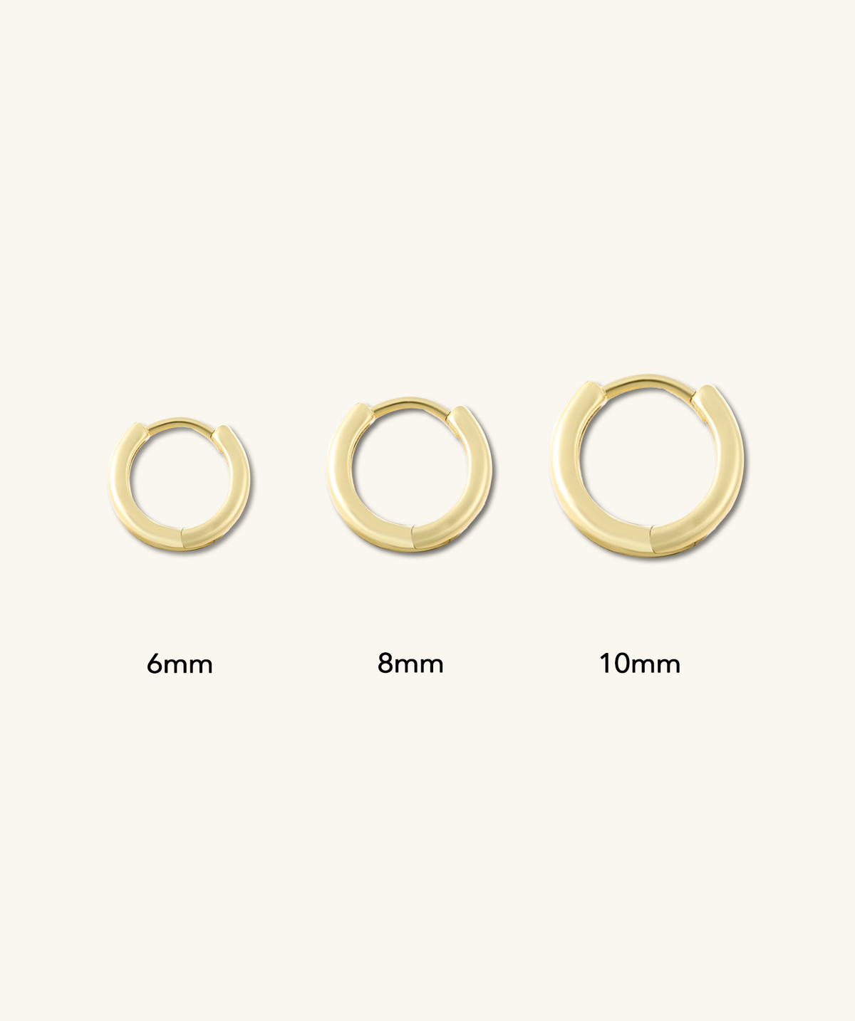 Chunky Hoop - Brass - Lobe, Upper Lobe, Helix - Oumo Jewelry