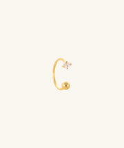 Eclat Horseshoe Ring - Stainless Steel - Upper Lobe, Helix, Forward Helix - Oumo Jewelry