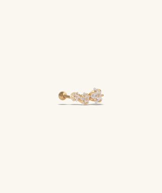 Triple Stars Stud - OumoJewelry