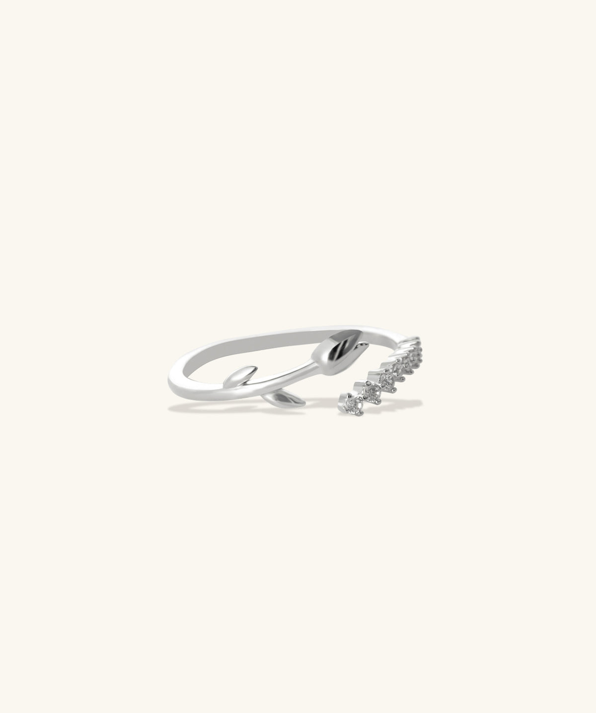 Rose Vine Ring - Brass - Oumo Jewelry