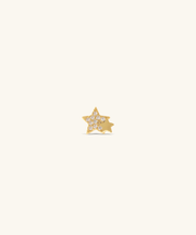 Double Star Stud - Stainless Steel - Upper Lobe, Helix, Flat - Oumo Jewelry