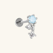 Alluring Blue Gemstone Drop
