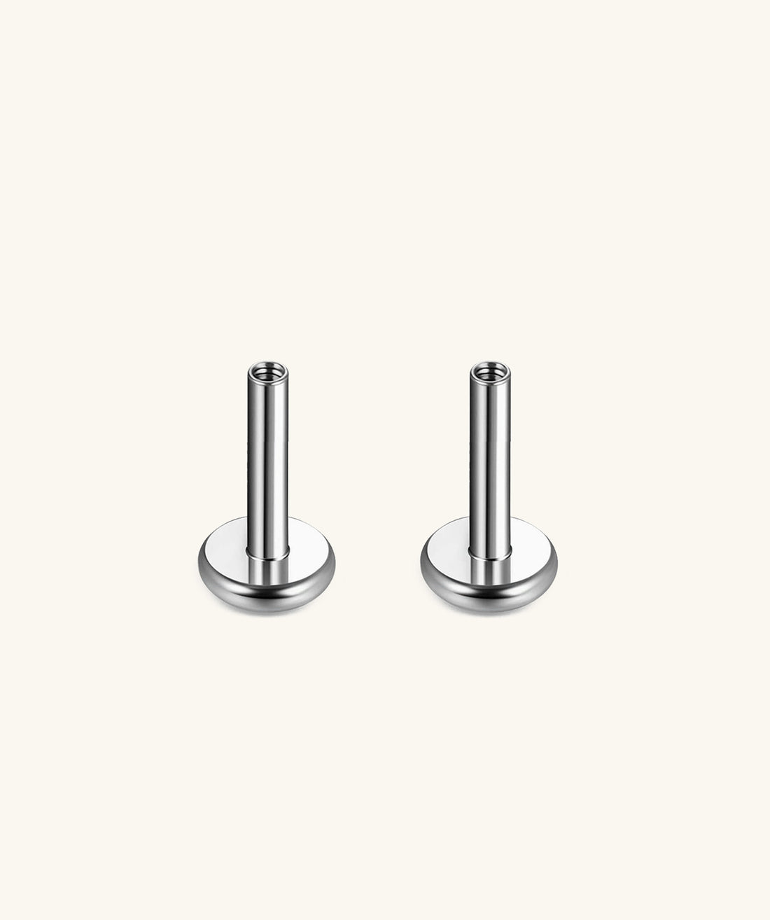 Internal Threaded Flat Back Post (Titanium)