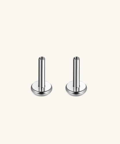 Internal Threaded Flat Back Post (Titanium)