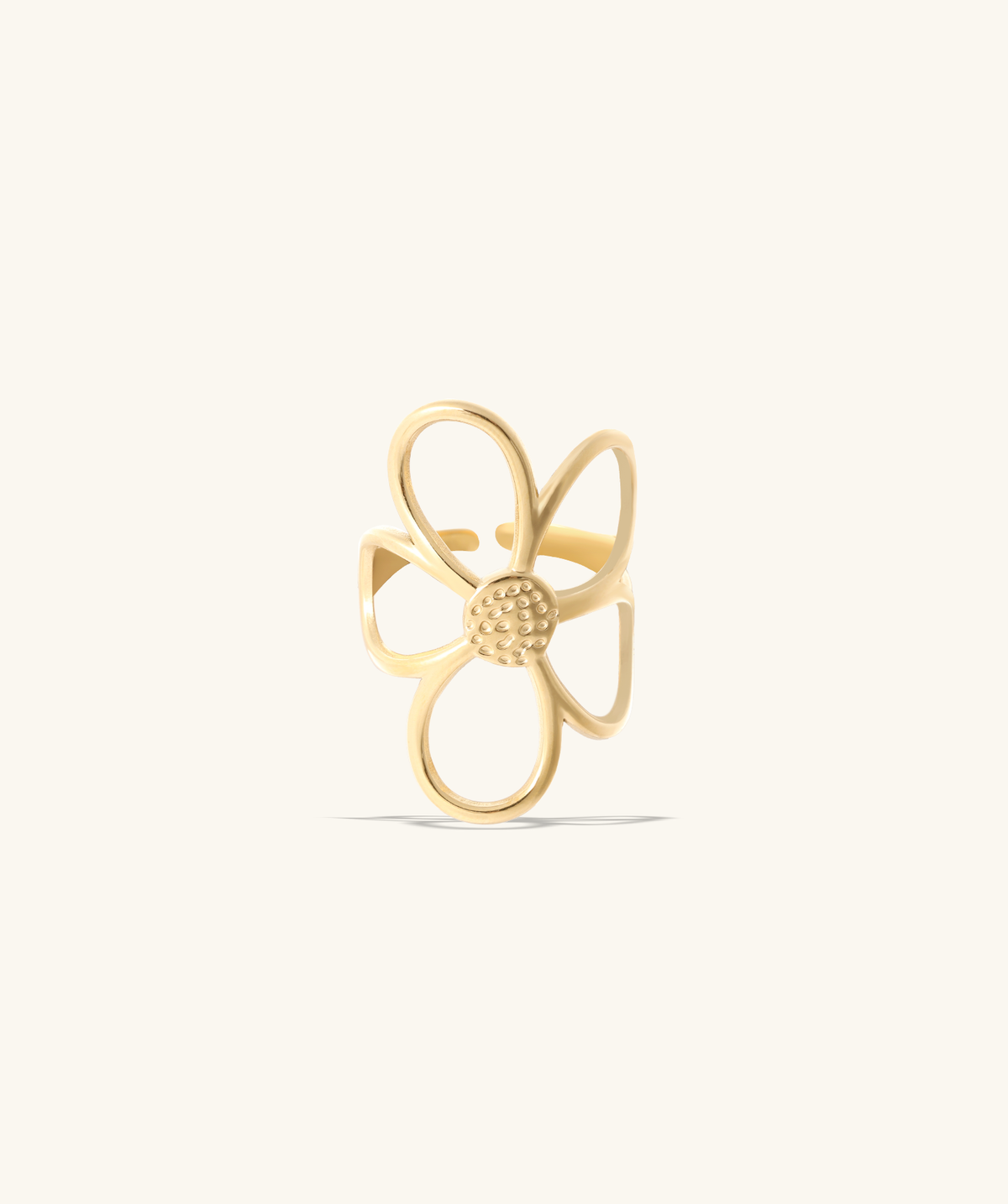 Daisy Ring - Stainless Steel - Oumo Jewelry