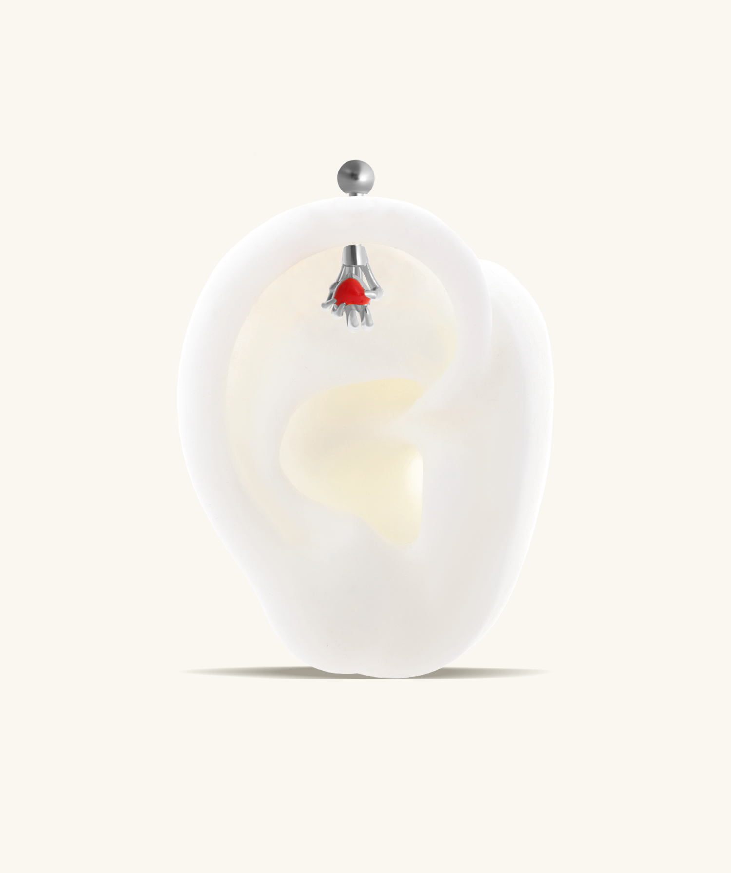 Love Vertical Helix Stud - OumoJewelry
