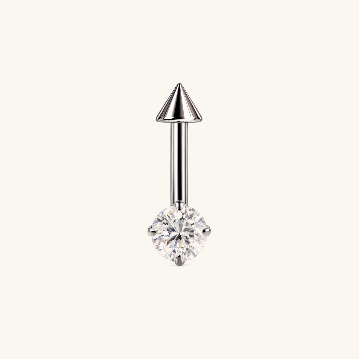 Titanium Leda Vertical Helix - OumoJewelry