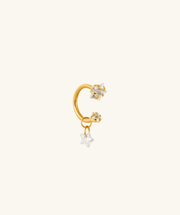 Stella Horseshoe Ring - Stainless Steel & Titanium - Upper Lobe, Helix, Lip - Oumo Jewelry