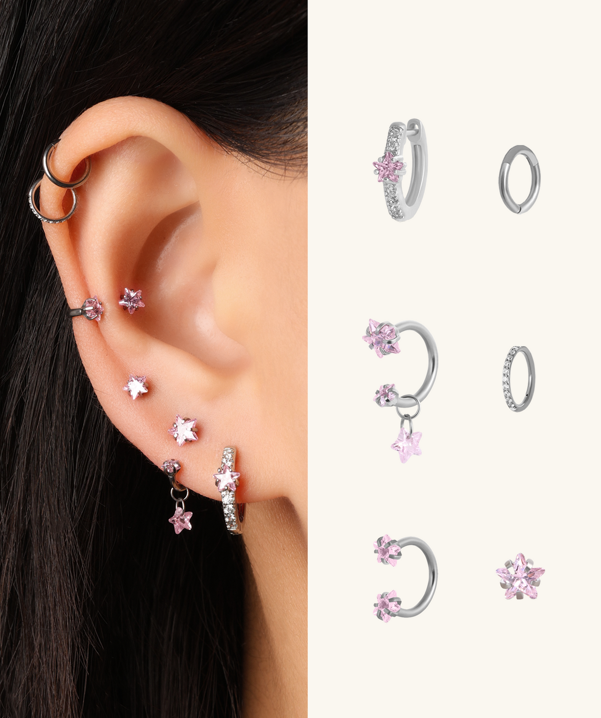 Eleni Star Set - Oumo Jewelry