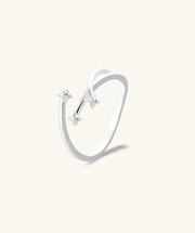 Stellar Loop Ring - Brass - Oumo Jewelry