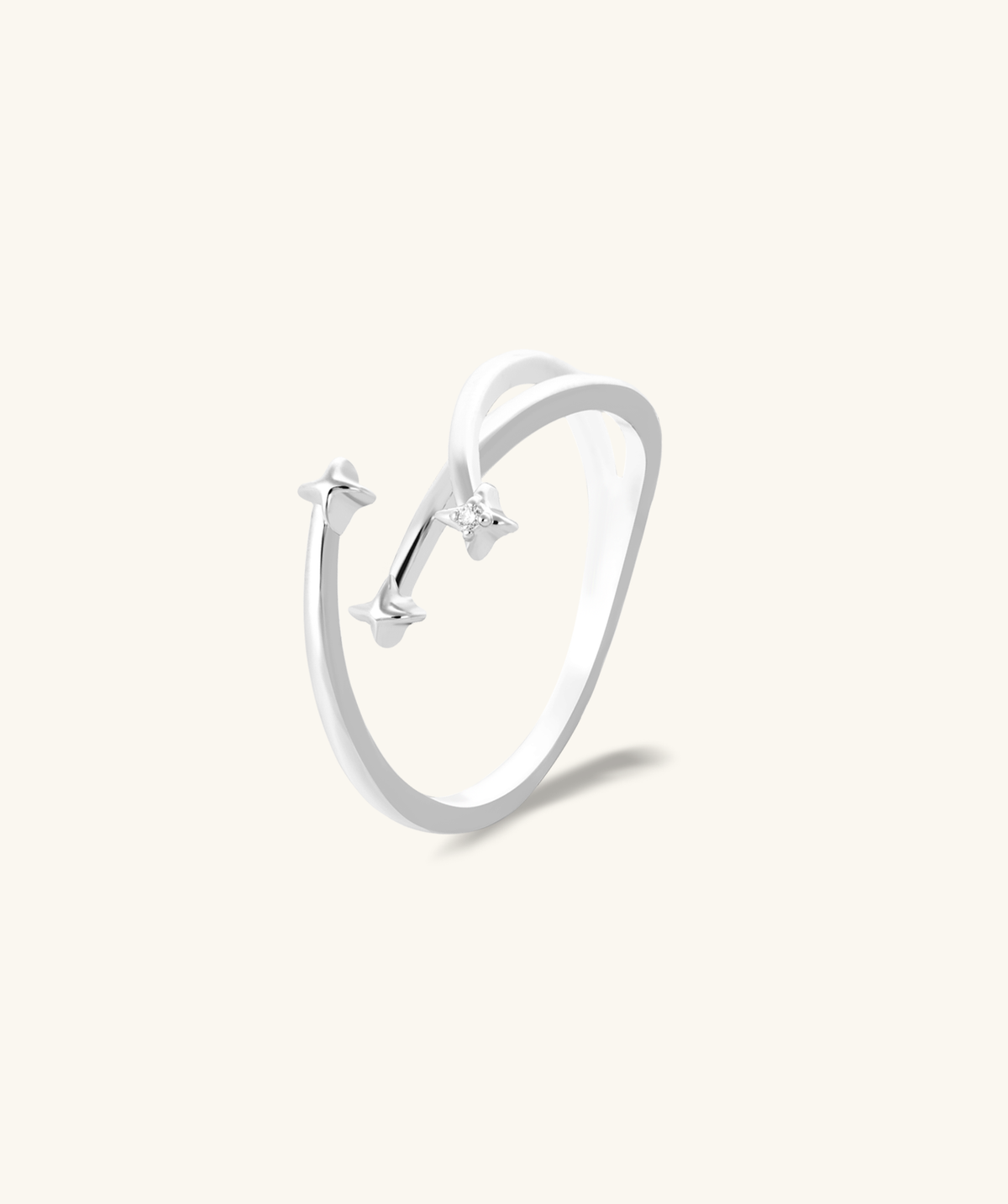 Stellar Loop Ring - Brass - Oumo Jewelry