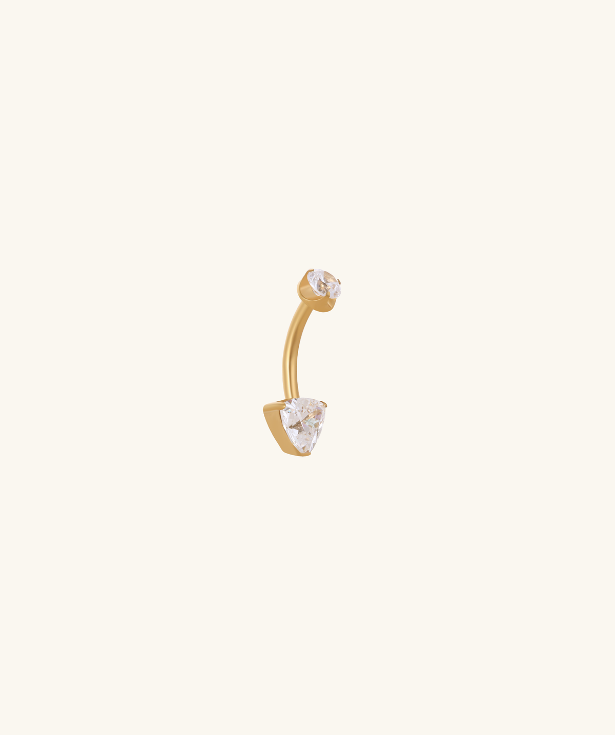 Titanium Rhea Belly Ring - Titanium - Navel - Oumo Jewelry