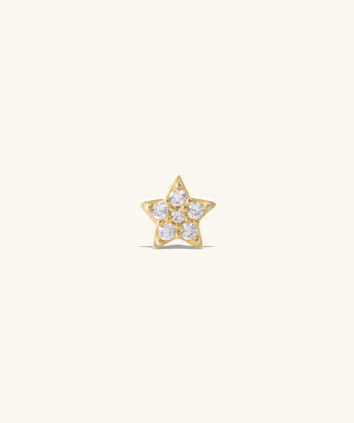 Moon Star Reversible Flatback Stud - Sterling Silver 925 - Helix, Forward Helix, Upper Lobe - Oumo Jewelry