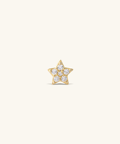 Moon Star Reversible Flatback Stud