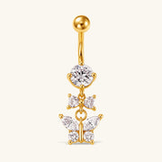 Aelyn Bow Belly Ring