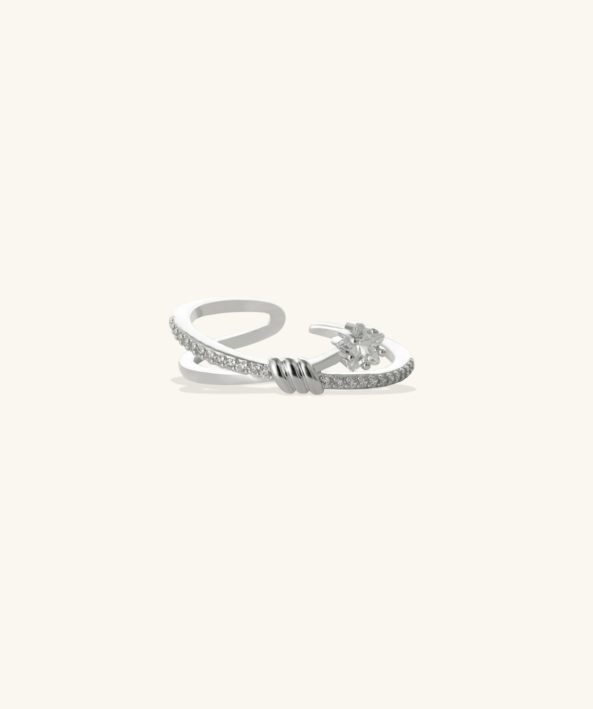 Twinkling Star Ring - Brass - Oumo Jewelry