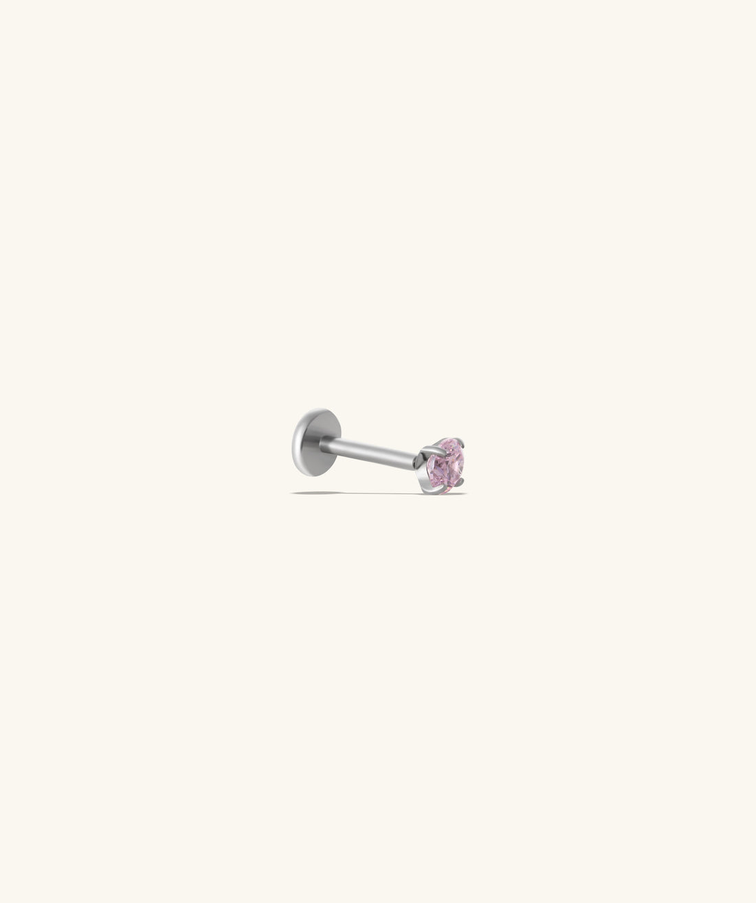 Titanium Gemstones Flatback Stud