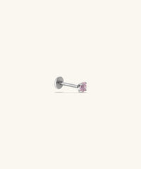 Titanium Gemstones Flatback Stud