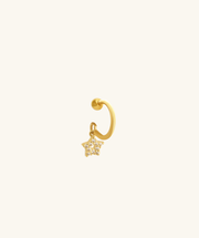 Starlet Horseshoe Ring - Stainless Steel - Upper Lobe, Helix - Oumo Jewelry