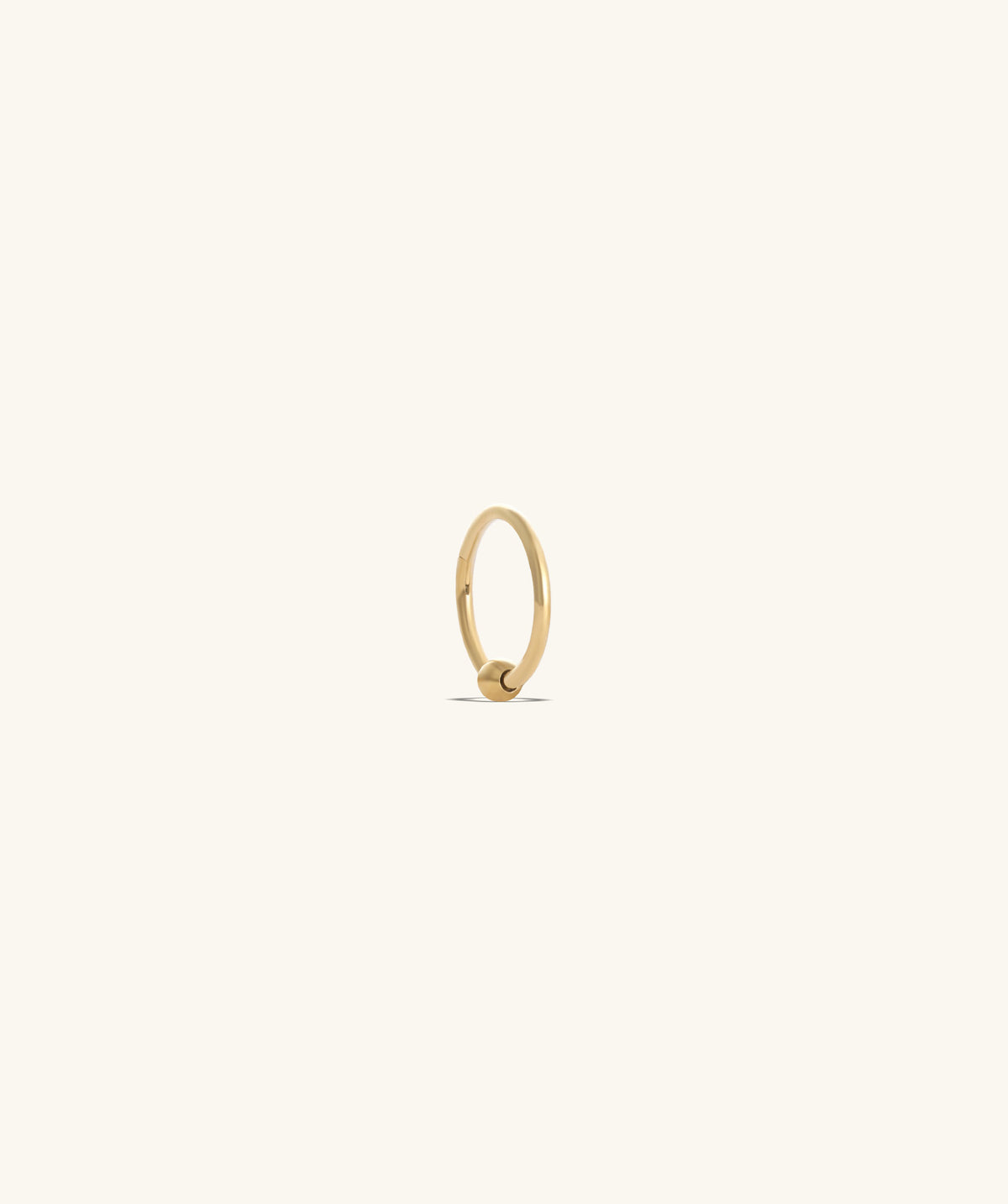 Classic Clicker Hoop - Stainless Steel - Upper Lobe, Conch, Tragus - Oumo Jewelry