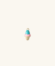 Ice cream Charm - Brass - Oumo Jewelry