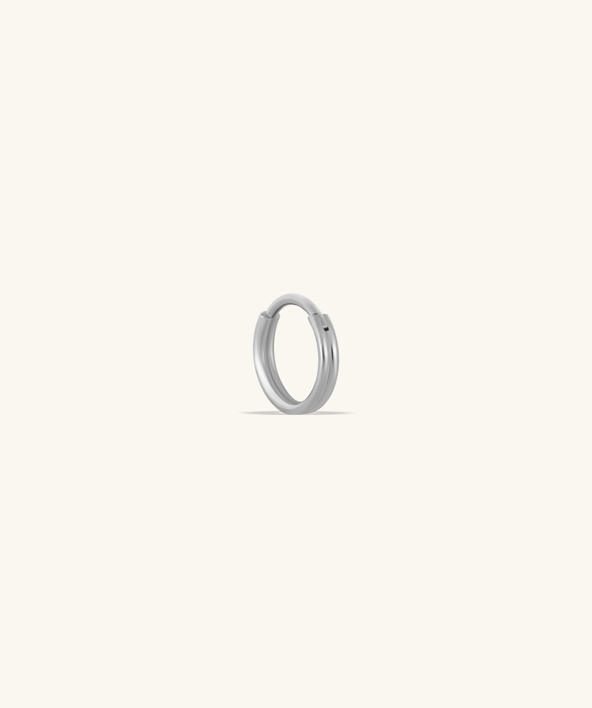 Titanium Double Layer Clicker Hoop - Titanium - Lobe, Upper Lobe, Helix - Oumo Jewelry