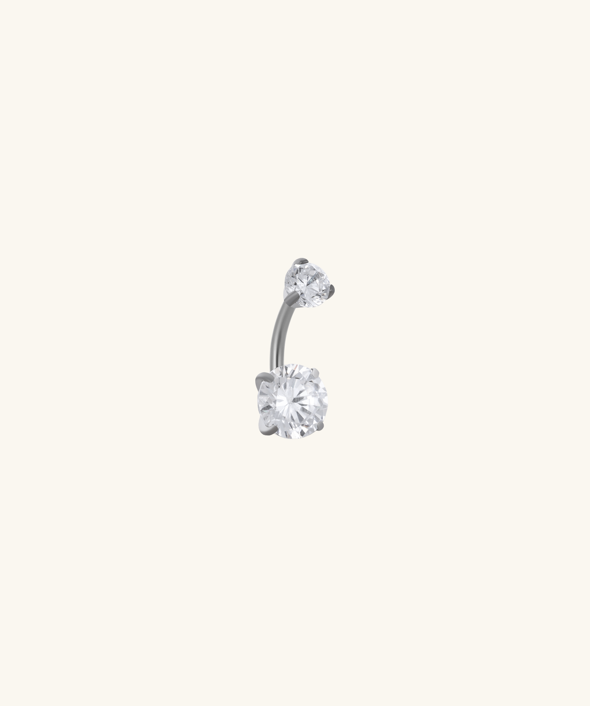 Titanium Vera Belly Ring - Titanium - Navel - Oumo Jewelry