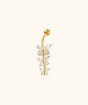Kaia Belly Ring - Stainless Steel - Navel - Oumo Jewelry