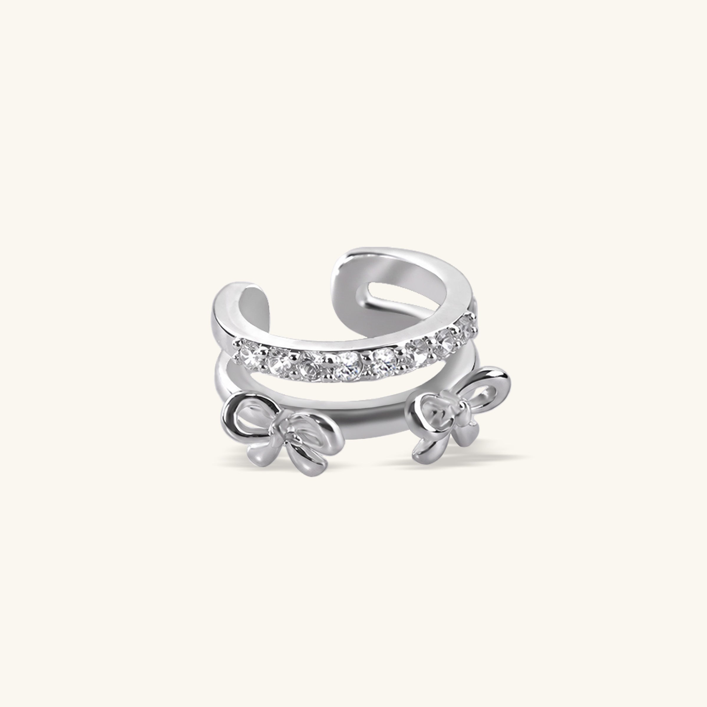 Niven Bow Ear Cuff