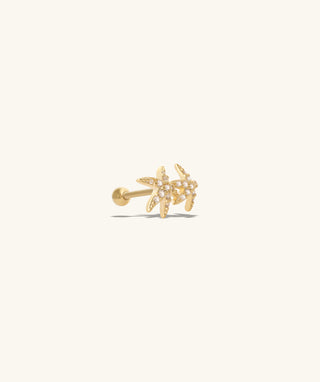 Playful Starfish Stud - OumoJewelry