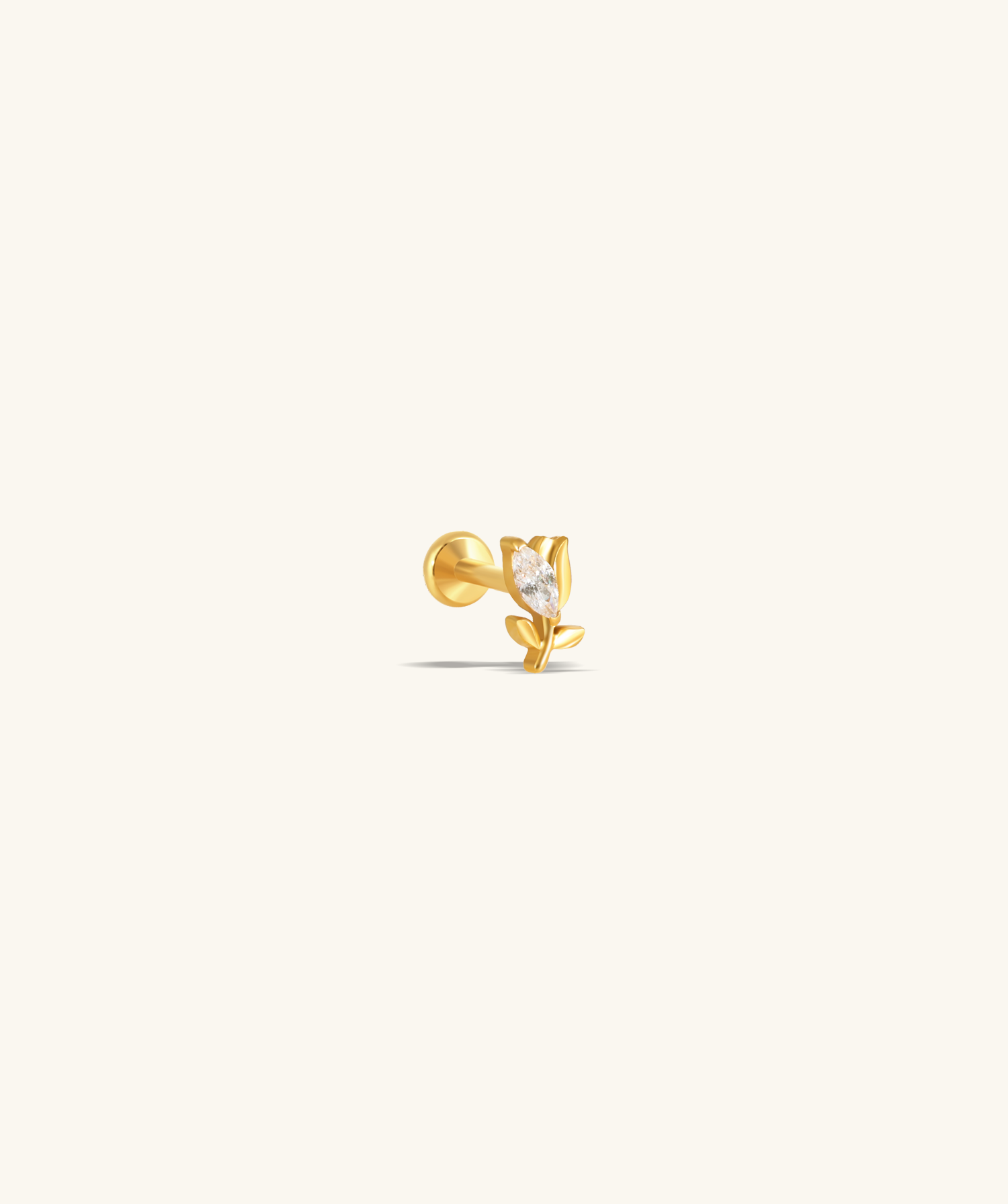Titanium Velda Stud - OumoJewelry