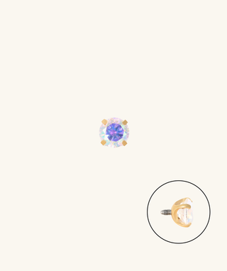 Round Gem Top AB Color