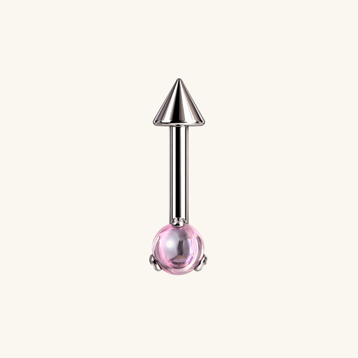 Titanium Leda Vertical Helix - OumoJewelry