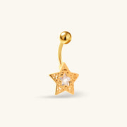Elvia Star Belly Ring - Oumo Jewelry
