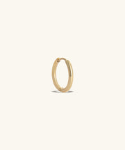Classic Comfort Hoop - Stainless Steel - Lobe, Helix - Oumo Jewelry