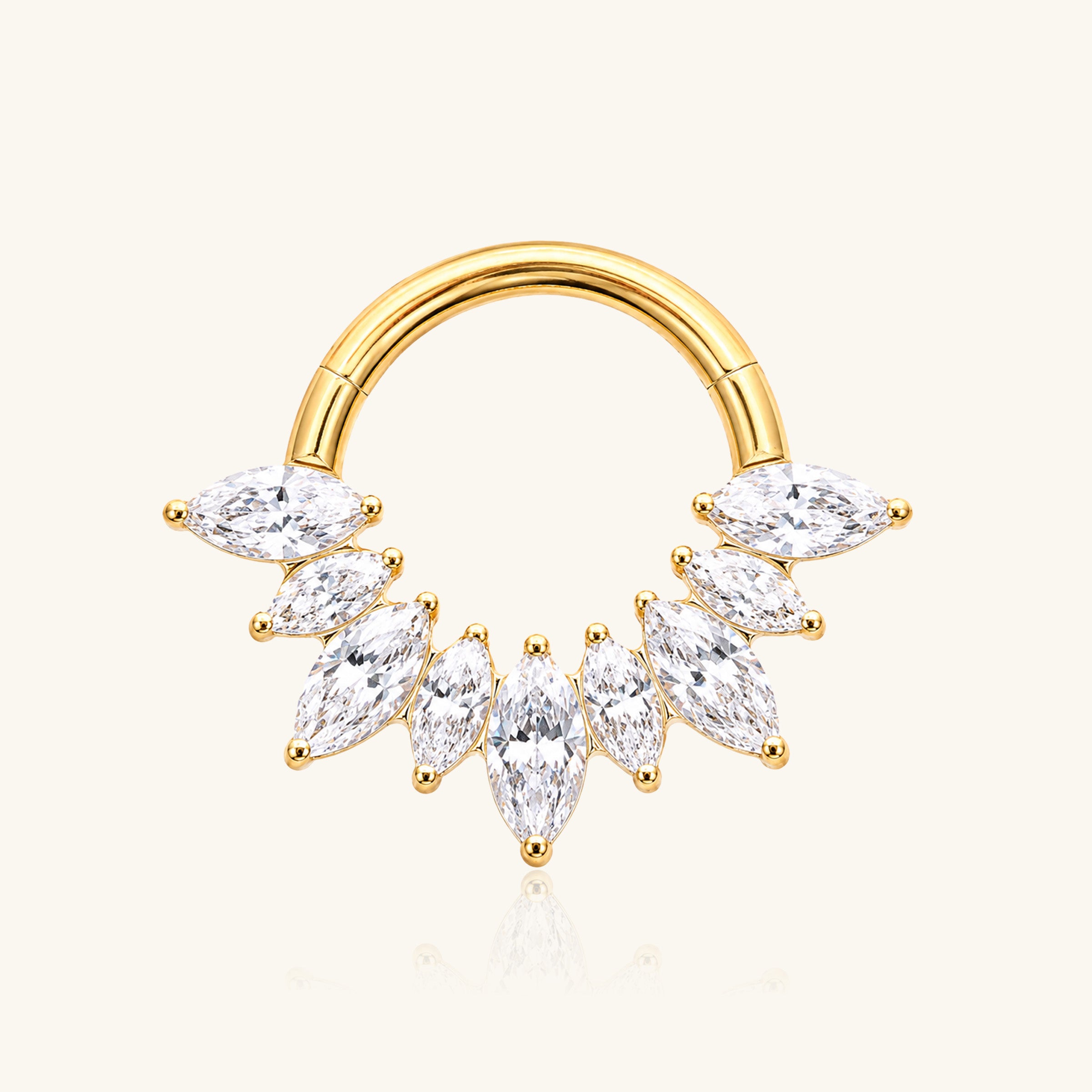 Titanium Aurel Clicker Hoop