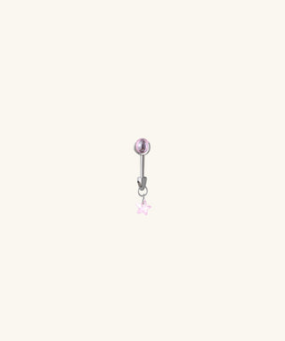 Titanium Star Vertical Helix Stud - OumoJewelry