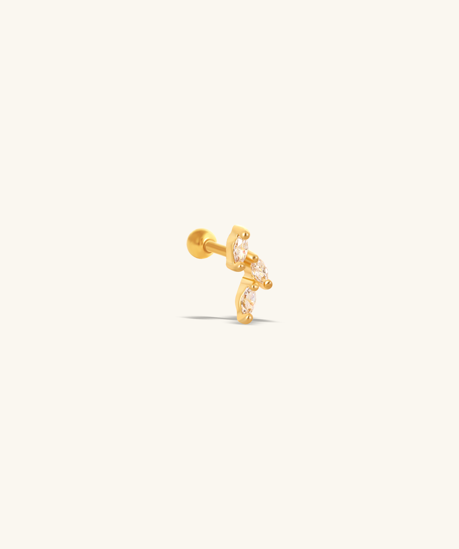 Marquise Arc Stud - OumoJewelry