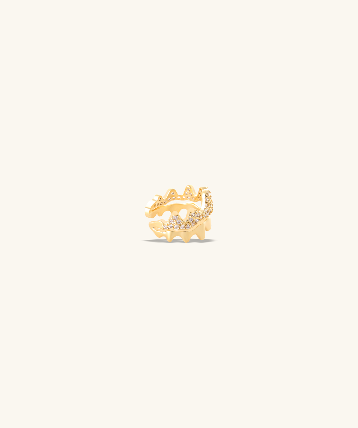 Vampire Ear Cuff - Brass - Oumo Jewelry
