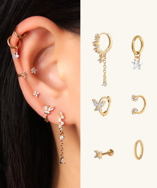 Tarin Butterfly Set - OumoJewelry