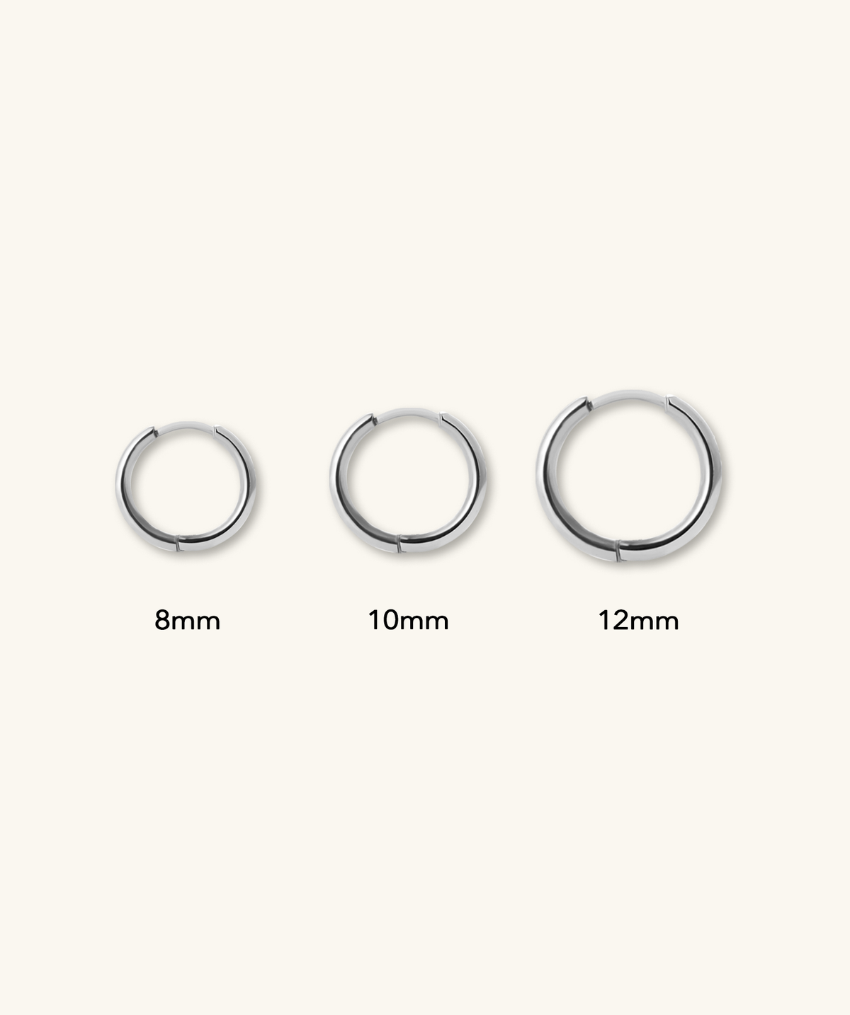 Titanium Basic Hoop - Titanium - Lobe, Upper Lobe, Helix - Oumo Jewelry