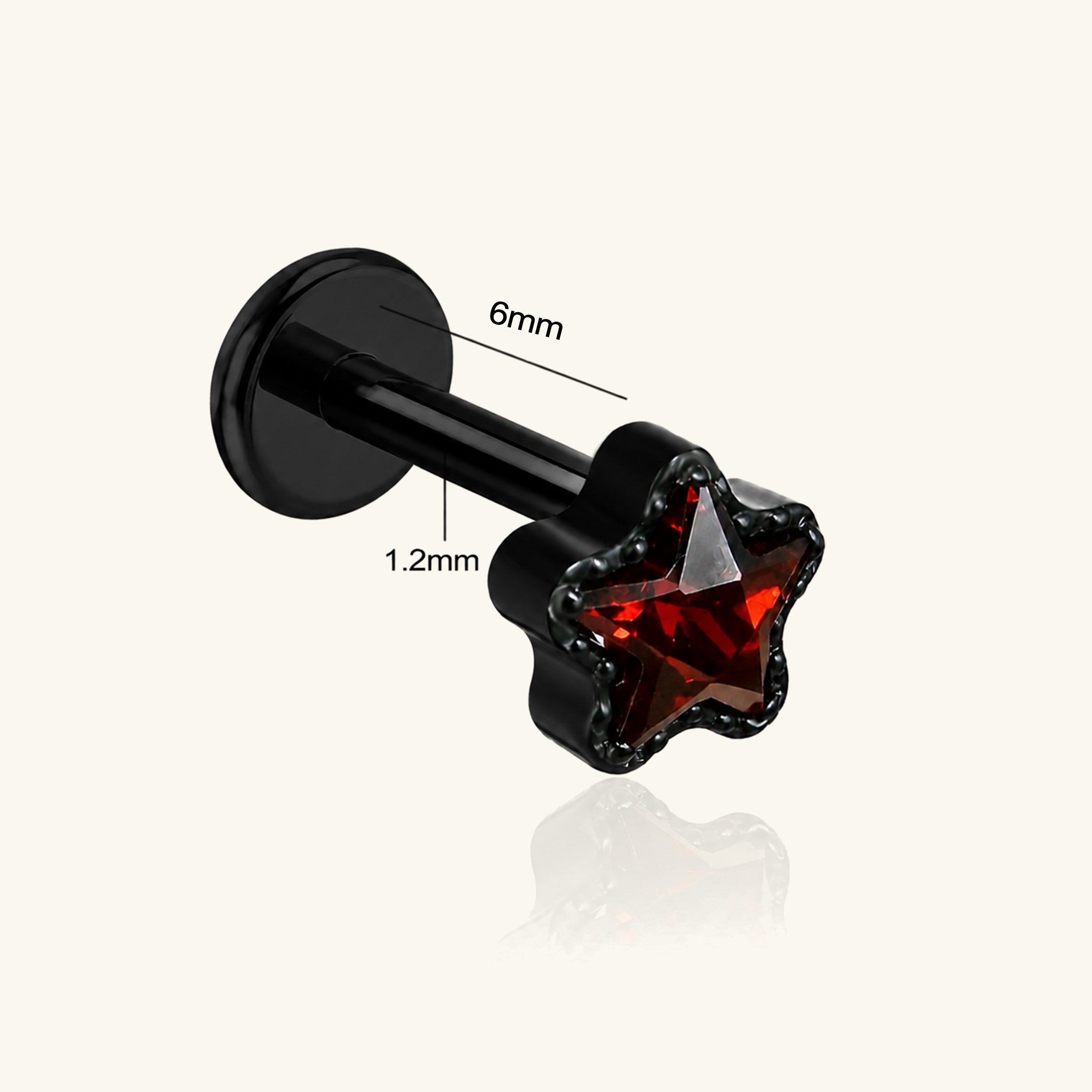 Titanium Tovie Star Stud