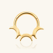 Titanium Nila Clicker Hoop