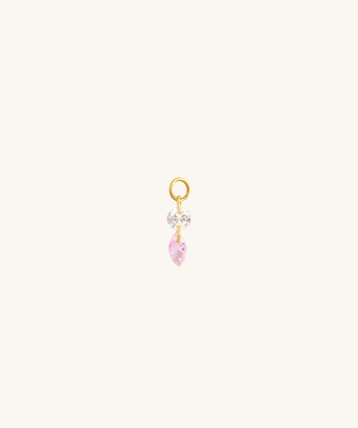 Carys Maquise Charm Drop - Stainless Steel - Oumo Jewelry