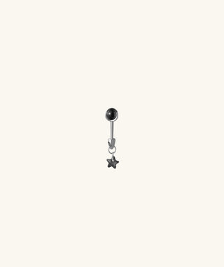 Titanium Star Vertical Helix Stud - OumoJewelry